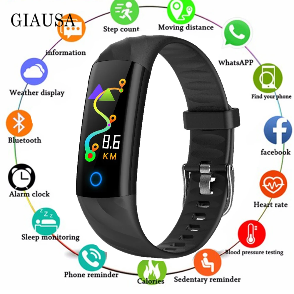 S5 Sport Smart Bracelet IP68 Waterproof Color Screen Smart Band Heart Rate Blood Pressure Pedometer Activity Tracker
S5 Sport Smart Bracelet IP68 Waterproof Color Screen Smart Band Heart Rate Blood Pressure Pedometer Activity Tracker