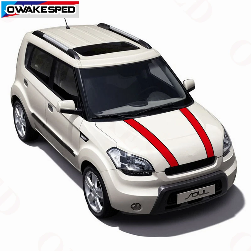 Racing Sport Bonnet Stripes Car Hood Engine Cover Decor Sticker For KIA Soul Auto Front Vinyl Decals
Racing Sport Bonnet Stripes Car Hood Engine Cover Decor Sticker For KIA Soul Auto Front Vinyl Decals