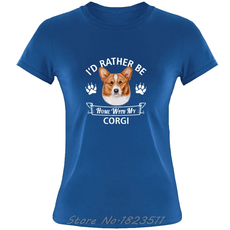 Fashion Women O-Neck Short Sleeve Corgi T-Shirt I'D Rather Be Home With My Corgi - Dog Tees Shirt Casual Funny T Shirt
Fashion Women O-Neck Short Sleeve Corgi T-Shirt I'D Rather Be Home With My Corgi - Dog Tees Shirt Casual Funny T Shirt