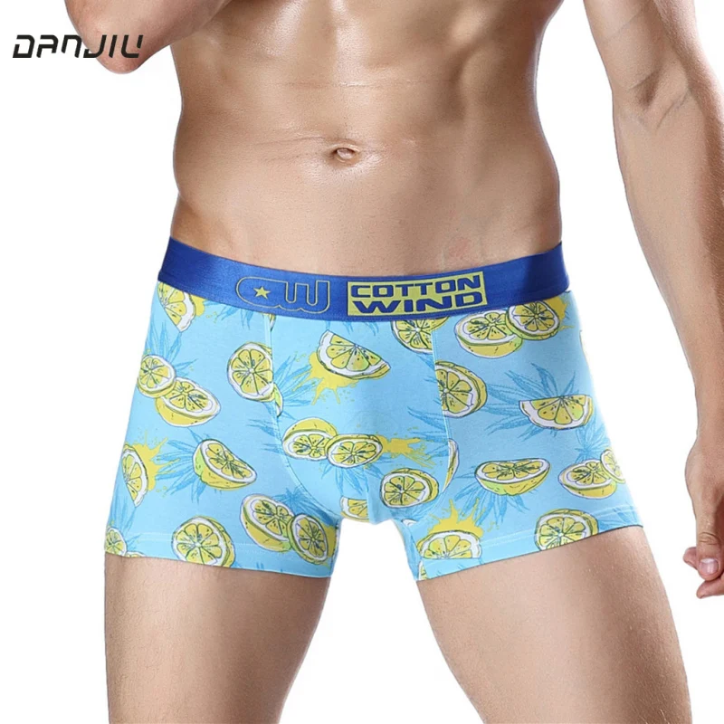 DANJIU New Fashion Original Design Fruit Lemon Men Underwear Personality Cotton Breathable Man Boxer Shorts Couple Underpants
DANJIU New Fashion Original Design Fruit Lemon Men Underwear Personality Cotton Breathable Man Boxer Shorts Couple Underpants