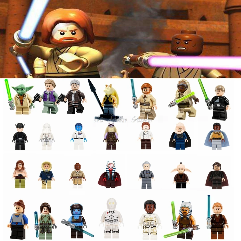 Legoing starwars figures Master Yoda Windu Obi-Wan Jar Jar Binks 3PO Model Building Blocks Toys for Children starwars Legoing
Legoing starwars figures Master Yoda Windu Obi-Wan Jar Jar Binks 3PO Model Building Blocks Toys for Children starwars Legoing