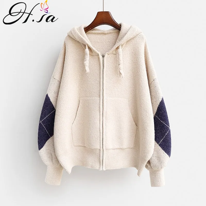 HSA Women Winter Sweater Cardigan 2018 New Fashion Hooded Knit Jacket Coat Female Casual Thick Warm Hooded Sweaters Cardigans
HSA Women Winter Sweater Cardigan 2018 New Fashion Hooded Knit Jacket Coat Female Casual Thick Warm Hooded Sweaters Cardigans