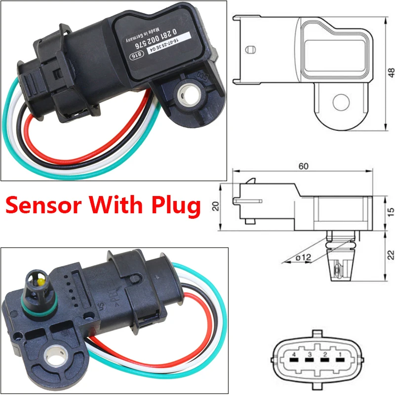 For Renault Trucks Kerax Magnum Midlum Premium Map Sensor 7420524936 5010450894 5010437653 0 281 002 576 With Plug Connector
For Renault Trucks Kerax Magnum Midlum Premium Map Sensor 7420524936 5010450894 5010437653 0 281 002 576 With Plug Connector
