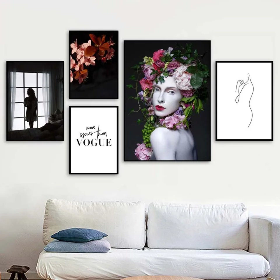 Vogue Lips Wall Art Canvas Painting Nordic Black White Fashion Girl Posters And Prints Flower Pictures For Living Room Decor
Vogue Lips Wall Art Canvas Painting Nordic Black White Fashion Girl Posters And Prints Flower Pictures For Living Room Decor