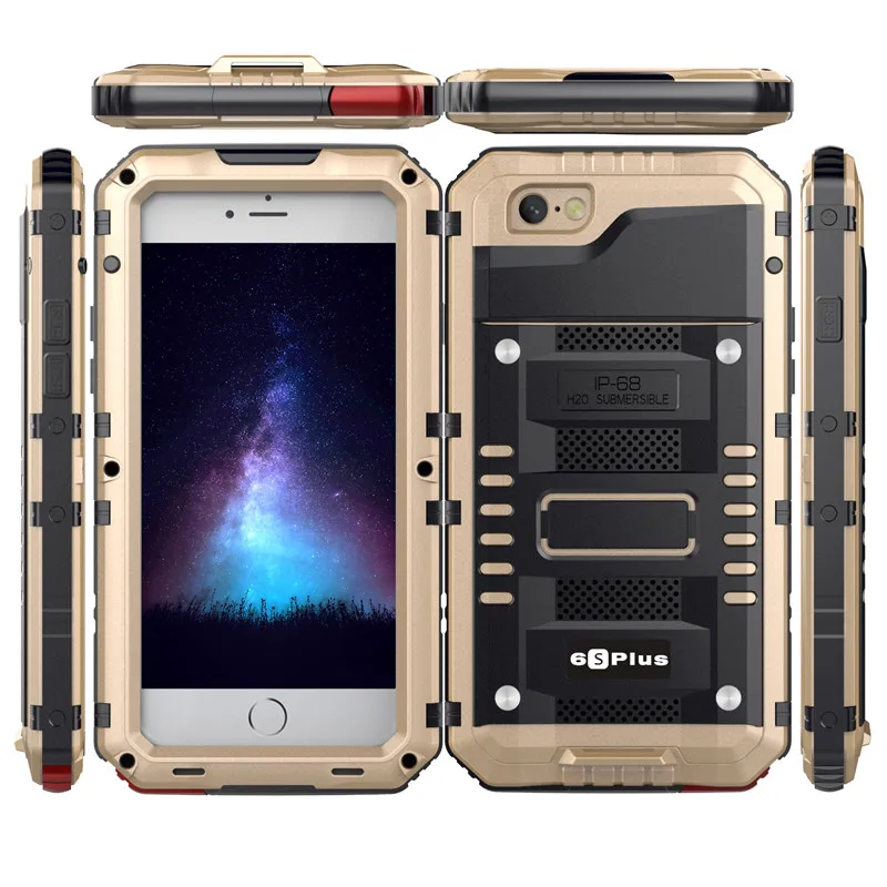 Metal Aluminum waterproof case for iphone 7plus (32)