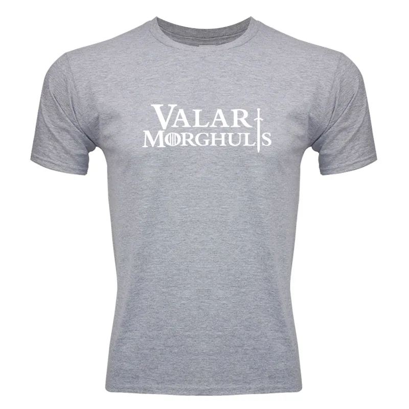 Second Half Price Game of Thrones Valar Morghulis Printes T-shirt Summer Casual Short Sleeve O-neck Men T shirts 100% Cotton
Second Half Price Game of Thrones Valar Morghulis Printes T-shirt Summer Casual Short Sleeve O-neck Men T shirts 100% Cotton