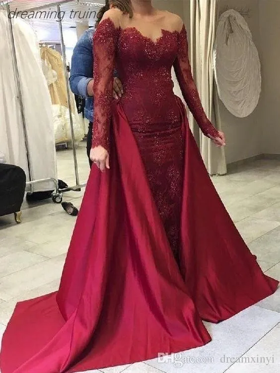 conew_detachable-burgundy-mermaid-prom-dresses-2019-new-long-sleeve-lace-applique-beading-scoop-neck-floor-length-formal-evening-dress-party-gowns