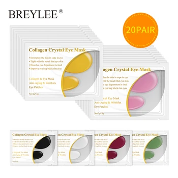 BREYLEE 24K Gold Eye Mask Collage Eye Patches 20pairs Anti Wrinkle Puffiness Face Skin Care Anti-aging Sheet Mask Crystal Serum
BREYLEE 24K Gold Eye Mask Collage Eye Patches 20pairs Anti Wrinkle Puffiness Face Skin Care Anti-aging Sheet Mask Crystal Serum