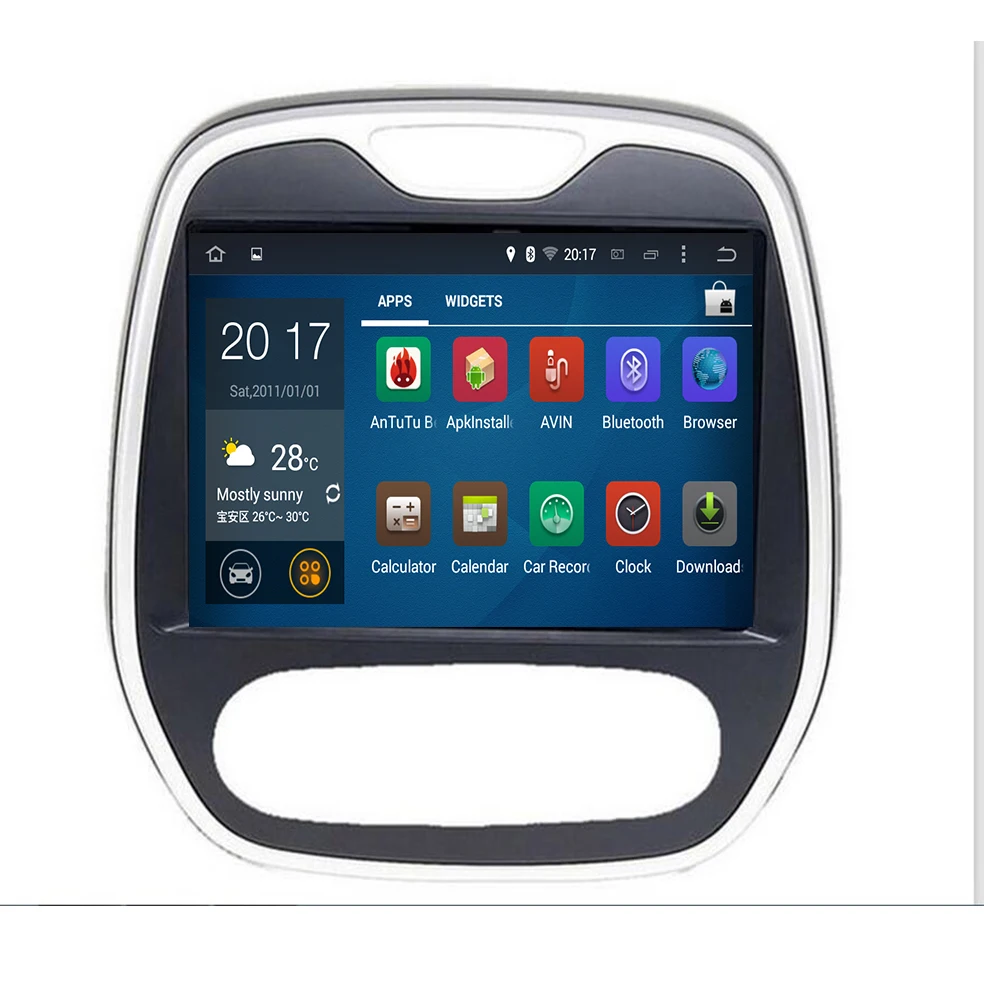 Автомобильный GPS-навигатор на Android 10 без DVD-плеера для Renault Capture MT 2011-2019 9 дюймов