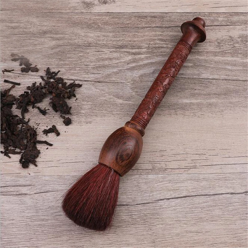 Creative Chinese Style Cleaning Brush Hand-carved Dragon Pattern Sandalwood Handle Horse Hair Tea Accessories Cleaning Brush
Creative Chinese Style Cleaning Brush Hand-carved Dragon Pattern Sandalwood Handle Horse Hair Tea Accessories Cleaning Brush