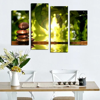 Fashion 4 panel moderm home decoration combinative canvas painting green leaf stone for beauty life F1746 free shipping
Fashion 4 panel moderm home decoration combinative canvas painting green leaf stone for beauty life F1746 free shipping