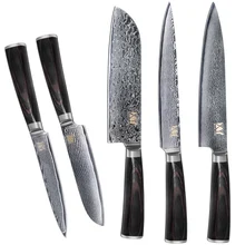 High Grade Kitchen Knives VG10 Damascus Steel 8 Inch 8 Inch 7 Inch 5 Inch 5 Inch Knife New Design Damascus Style Knife Set Sale
High Grade Kitchen Knives VG10 Damascus Steel 8 Inch 8 Inch 7 Inch 5 Inch 5 Inch Knife New Design Damascus Style Knife Set Sale