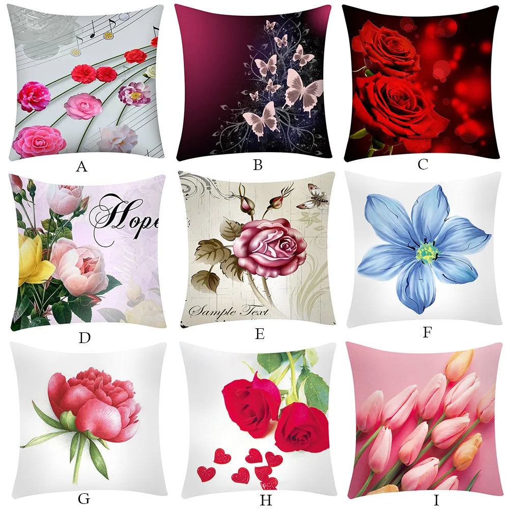 Pillowcases Rose Plants Decorative Bedroom Soft Square Pillow Case Flowers Pillow Cover kussensloop almohada
Pillowcases Rose Plants Decorative Bedroom Soft Square Pillow Case Flowers Pillow Cover kussensloop almohada