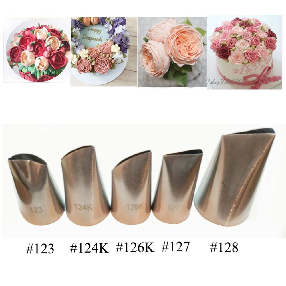 5 Pcs Rose Petal Metal Cream Tips Cake Decorating Tools Steel Icing Piping Nozzles Set Cake Cream Decorating Cupcake Pastry Tool
5 Pcs Rose Petal Metal Cream Tips Cake Decorating Tools Steel Icing Piping Nozzles Set Cake Cream Decorating Cupcake Pastry Tool