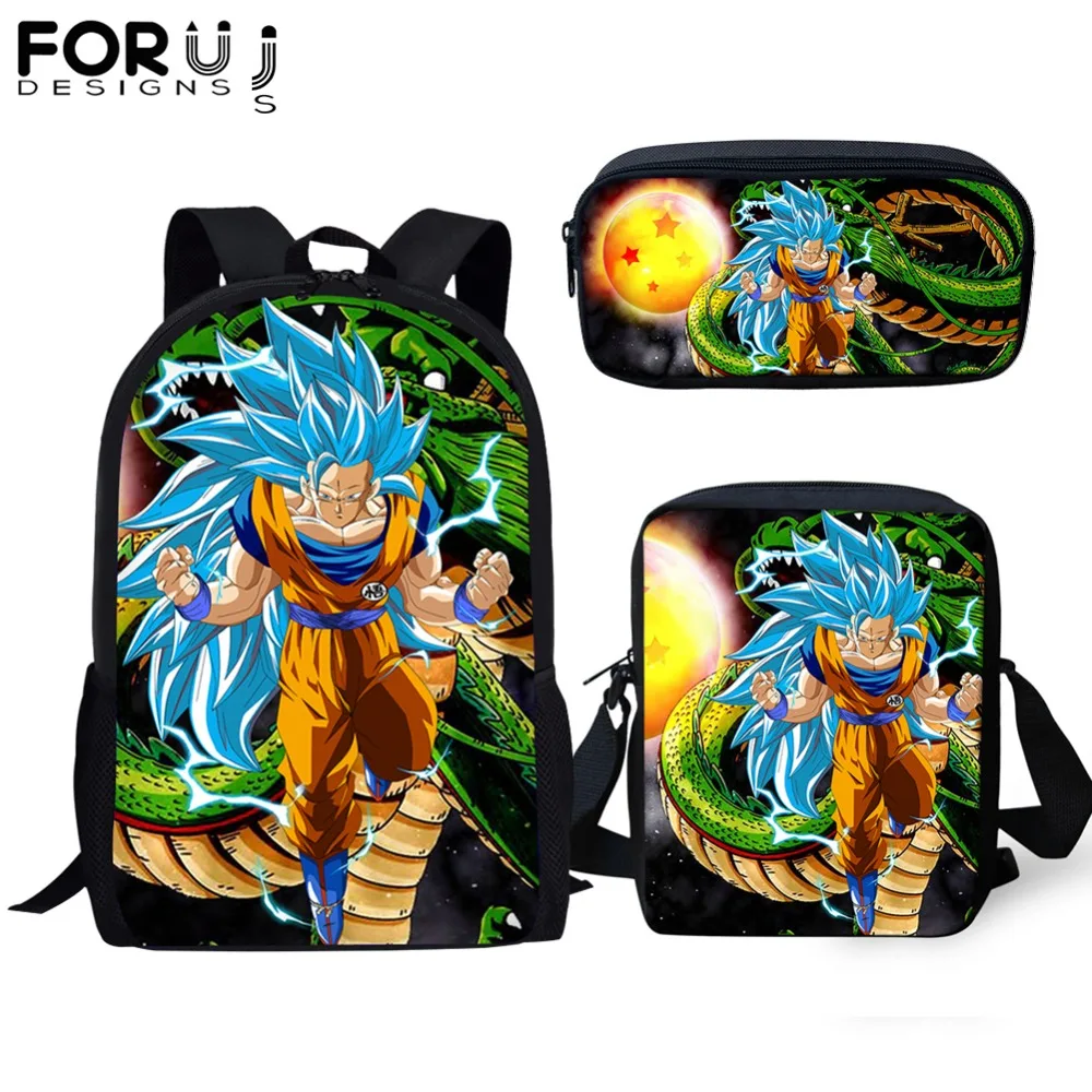 FORUDESIGNS Customized Black School Bag Sets Dragon Ball Schoolbag Teenager Boys Backpack Children Kids School Bookbag Mochila
FORUDESIGNS Customized Black School Bag Sets Dragon Ball Schoolbag Teenager Boys Backpack Children Kids School Bookbag Mochila