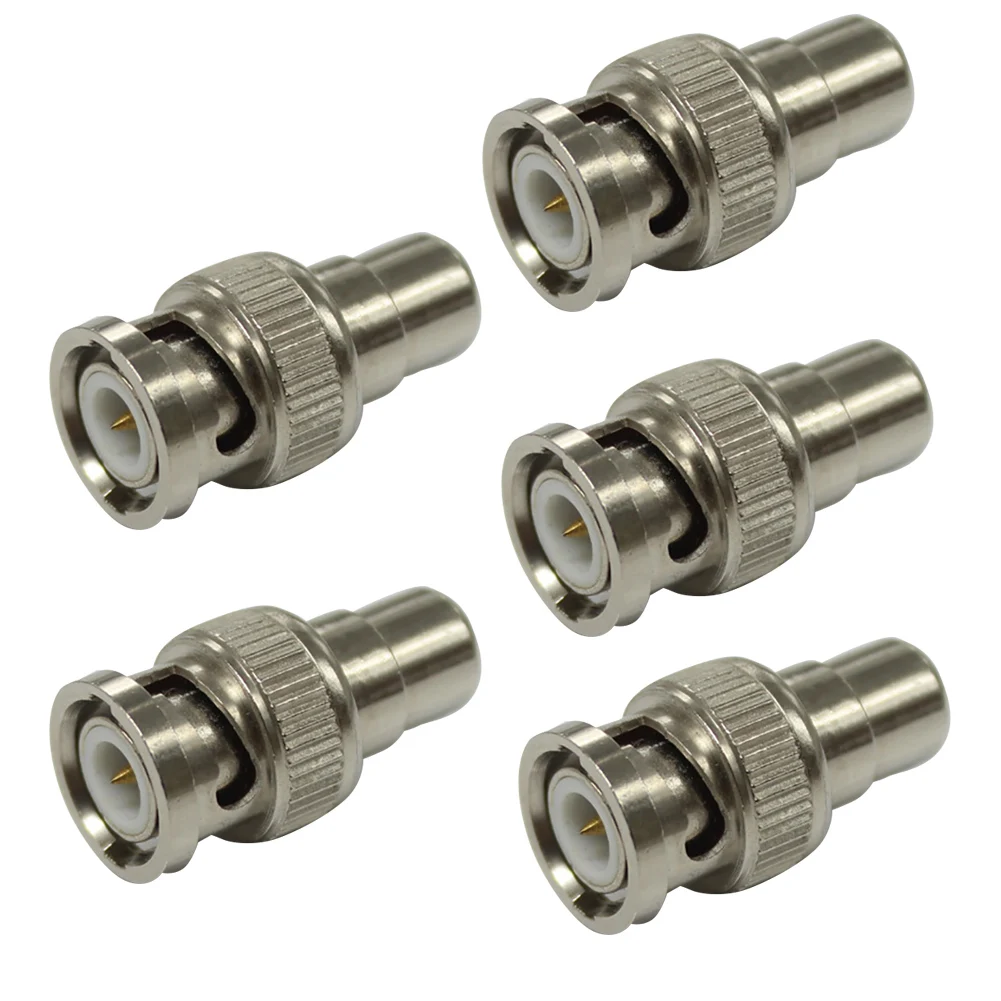 5Pcs Camera Metal Convert CCTV Security Adapter Connector Plug Silver Video BNC Male To Female Jack Tools
5Pcs Camera Metal Convert CCTV Security Adapter Connector Plug Silver Video BNC Male To Female Jack Tools