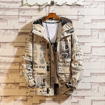 2019 Men's Casual Loose Hooded Men's Jacket Stylish Big Pocket Tooling Jacket personalized Print Men's Hooded Jacket
2019 Men's Casual Loose Hooded Men's Jacket Stylish Big Pocket Tooling Jacket personalized Print Men's Hooded Jacket
