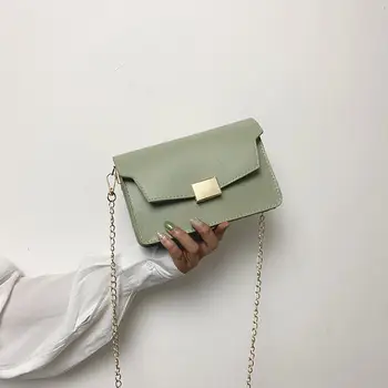 Women Simple Handbags Fashion Small Shoulder Bag Lady pu Leather Chain Messenger Bags High Quality Ladies Small Flap Bag #20
Women Simple Handbags Fashion Small Shoulder Bag Lady pu Leather Chain Messenger Bags High Quality Ladies Small Flap Bag #20