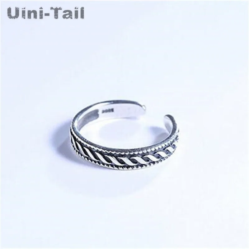 Uini-Tail hot new products on the shelves fashion 925 sterling silver Thai silver jewelry open ring female exquisite personality
Uini-Tail hot new products on the shelves fashion 925 sterling silver Thai silver jewelry open ring female exquisite personality