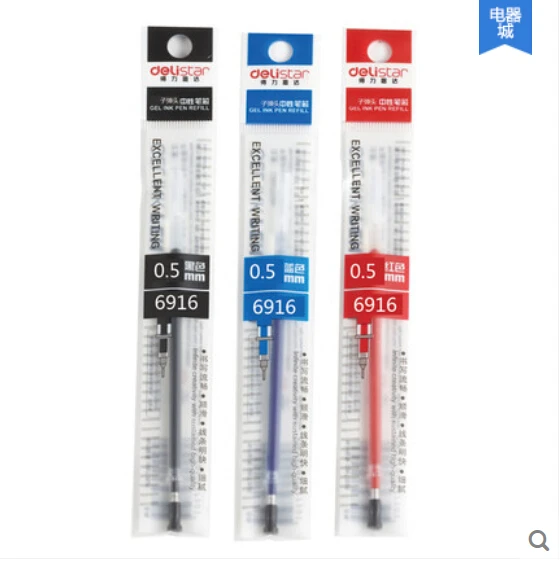 40pcs/lot premium eco-friendly bullet tip 0.5mm gel pen refill high quality smoothly writing hot sale Deli 6916
40pcs/lot premium eco-friendly bullet tip 0.5mm gel pen refill high quality smoothly writing hot sale Deli 6916