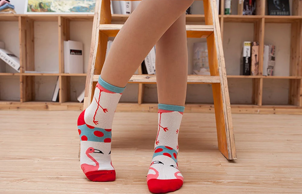 2018 New Lovely Cartoon Women Socks High Quality Cotton Sox Japanese Fashion Style Socks Autumn Winter Warm Socks For lady Girls 17