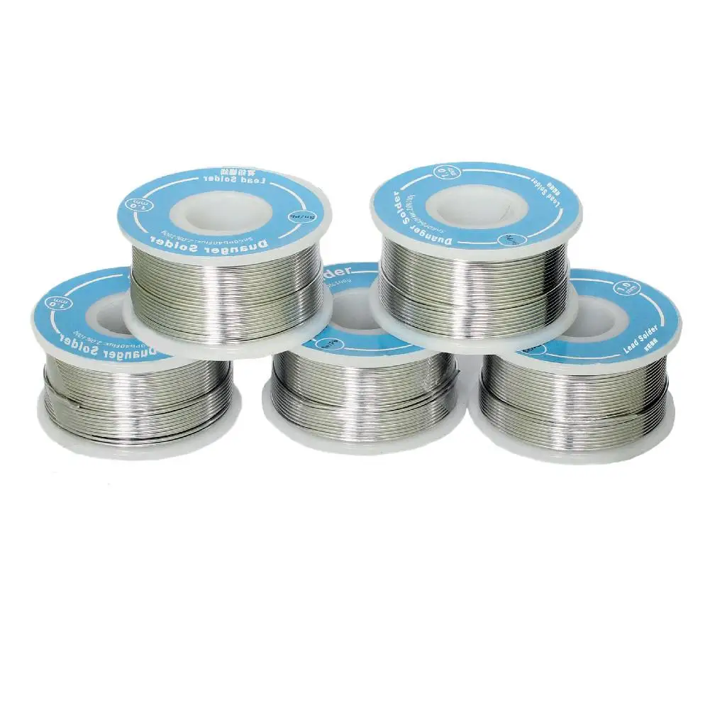 60-40 Tin Lead Rosin Core Solder Wire Soldering Tin with Low Melting Point for BGA Rework for Electrical Soldering and DIY
60-40 Tin Lead Rosin Core Solder Wire Soldering Tin with Low Melting Point for BGA Rework for Electrical Soldering and DIY