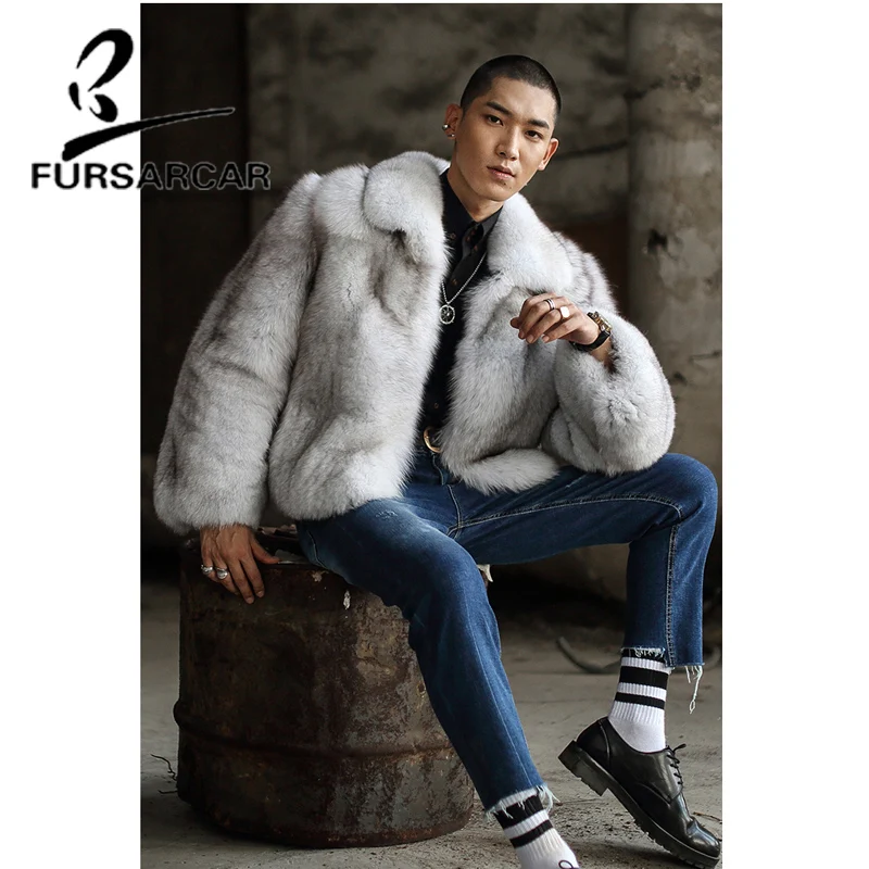 FURSARCAR Whole Skin Real White Fox Fur Coat Luxury New Natural Fur Jacket With Fur Collar For Men 2019 Winter Genuine Fur Coat
FURSARCAR Whole Skin Real White Fox Fur Coat Luxury New Natural Fur Jacket With Fur Collar For Men 2019 Winter Genuine Fur Coat