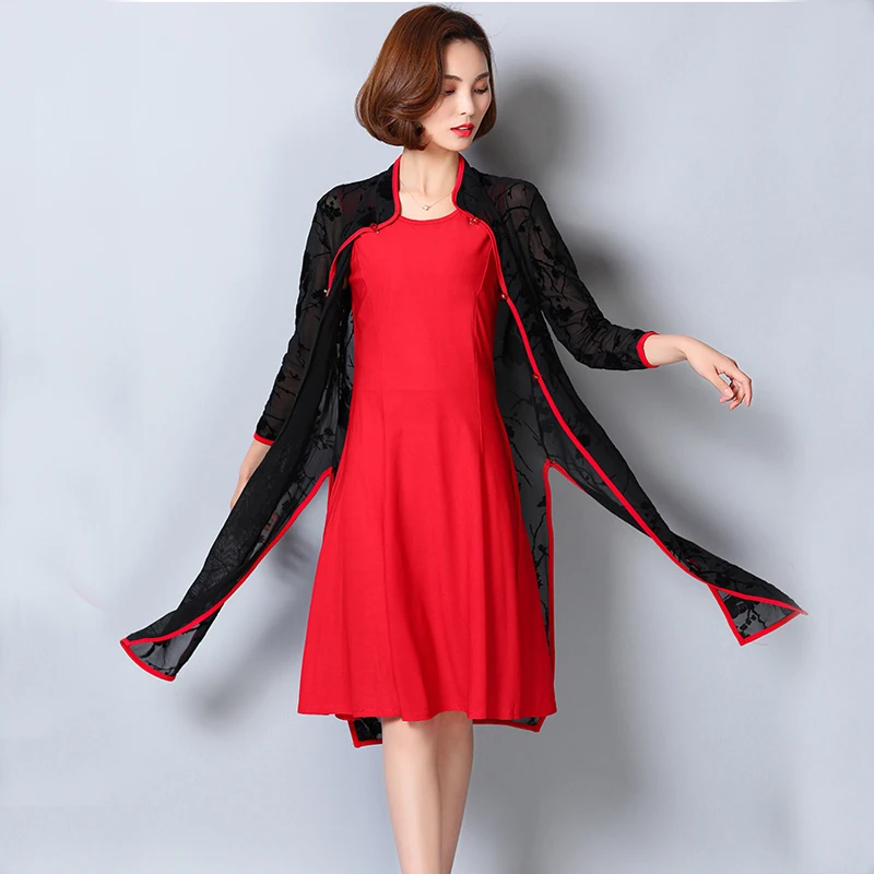 KEKURILY 2 piece suits dress with cardigan sets plus size 3xl 4xl 5xl elegant noble vintage party dresses floral lace red robe
KEKURILY 2 piece suits dress with cardigan sets plus size 3xl 4xl 5xl elegant noble vintage party dresses floral lace red robe