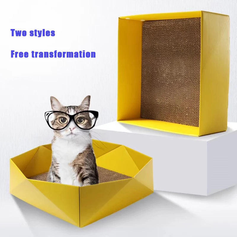 Cat Scratch Board And Cat House Combination Toy Big-size Double-sided Durable Scratcher For Cats Nest Kitten Scratching Post
Cat Scratch Board And Cat House Combination Toy Big-size Double-sided Durable Scratcher For Cats Nest Kitten Scratching Post
