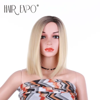 Hair Expo City Synthetic Hair Short Wig Straight Hair Bob Wig High Temperature Wigs For Women
Hair Expo City Synthetic Hair Short Wig Straight Hair Bob Wig High Temperature Wigs For Women