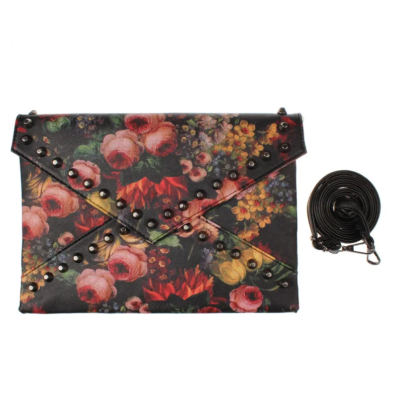 1 pcs New Women Rivet Handbag Vintage Oil Painting Envelope Purse Shoulder Bag Oil painting envelope bag clutch
1 pcs New Women Rivet Handbag Vintage Oil Painting Envelope Purse Shoulder Bag Oil painting envelope bag clutch