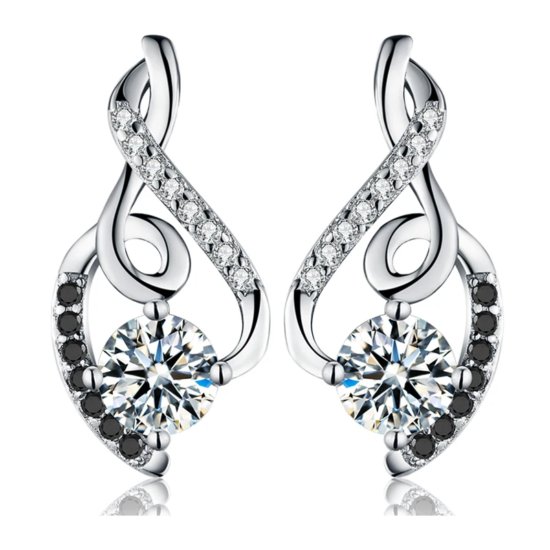 2020 New Classic 100% Genuine 925 Sterling Silver Female Earring Fine Jewelry Vintage Wedding Stud Earrings for Women T006
2020 New Classic 100% Genuine 925 Sterling Silver Female Earring Fine Jewelry Vintage Wedding Stud Earrings for Women T006