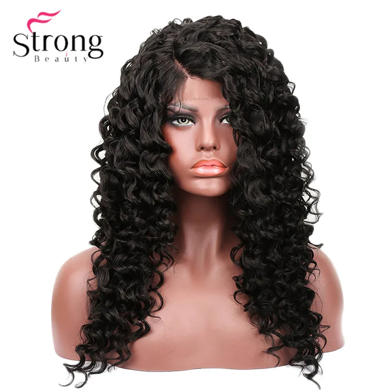 StrongBeauty Lace Front Wig Long Cury Heat Resistant/ L Part Lace Natural Black Synthetic Wig Women's
StrongBeauty Lace Front Wig Long Cury Heat Resistant/ L Part Lace Natural Black Synthetic Wig Women's