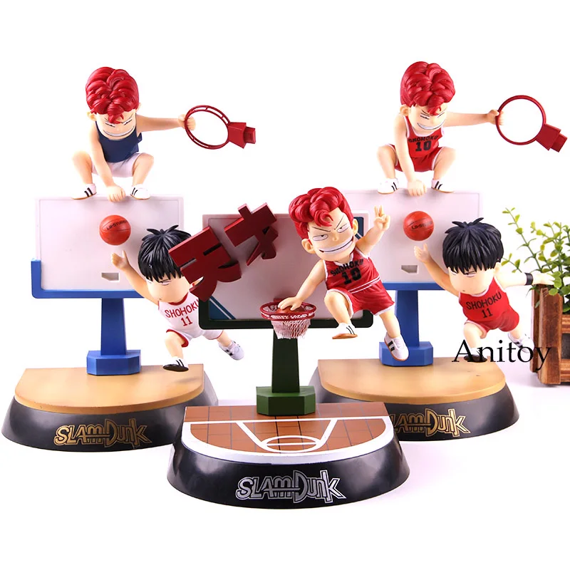 Shohoku Slam Dunk Figure Action Sakuragi Hanamichi Rukawa Kaede Slamdunk PVC Collection Model Toys 
Shohoku Slam Dunk Figure Action Sakuragi Hanamichi Rukawa Kaede Slamdunk PVC Collection Model Toys