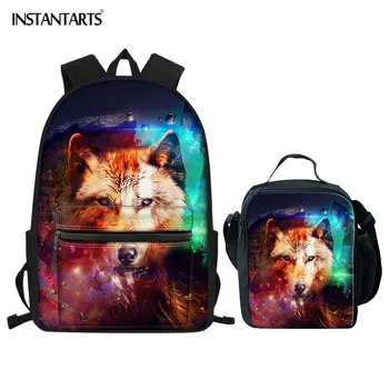 INSTANTARTS 3D Wolf Designs School Bags for Kids Big Shoulder Backpacks Student Schoobags Fashion 3d Printing Rucksack Mochilas
INSTANTARTS 3D Wolf Designs School Bags for Kids Big Shoulder Backpacks Student Schoobags Fashion 3d Printing Rucksack Mochilas