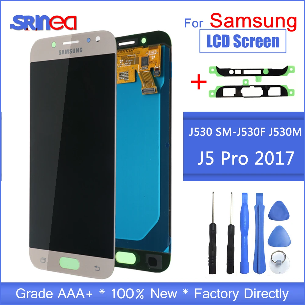 For Samsung Galaxy J5 2017 Display J530 LCD SM-J530F J530M J5 Screen Pro LCD Display And Touch Screen Digitizer Assembly With Ad
For Samsung Galaxy J5 2017 Display J530 LCD SM-J530F J530M J5 Screen Pro LCD Display And Touch Screen Digitizer Assembly With Ad
