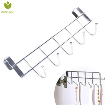 Mrosaa 5 Hooks Stainless Steel Clothes Hooks Door Rack Bathroom Kitchen Bedroom Silver Towel Rack Gate Hanging Organizer
Mrosaa 5 Hooks Stainless Steel Clothes Hooks Door Rack Bathroom Kitchen Bedroom Silver Towel Rack Gate Hanging Organizer