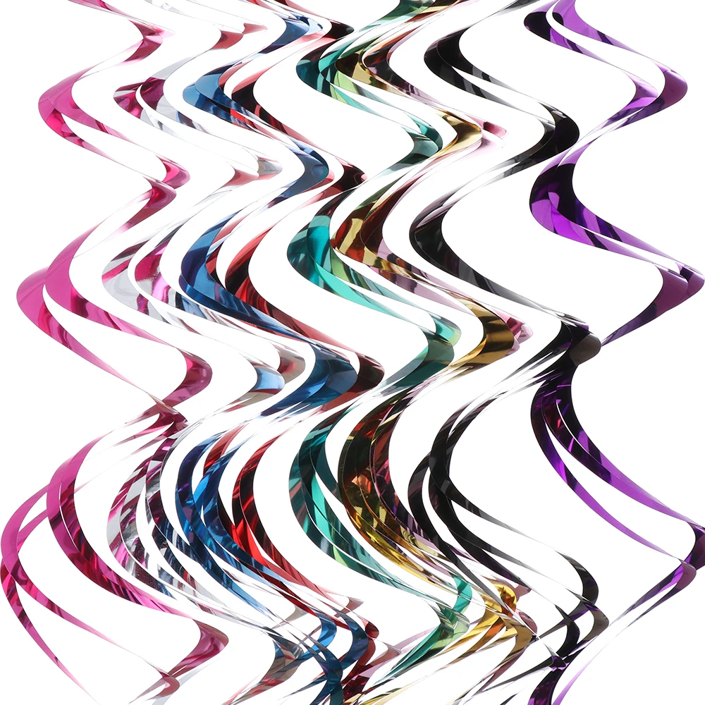 5pcs/pack DIY Swirl Banner Ceiling Hanging Metallic Color Party Supplies Wedding Favor Baby Shower Birthday Decoration Garland 
5pcs/pack DIY Swirl Banner Ceiling Hanging Metallic Color Party Supplies Wedding Favor Baby Shower Birthday Decoration Garland