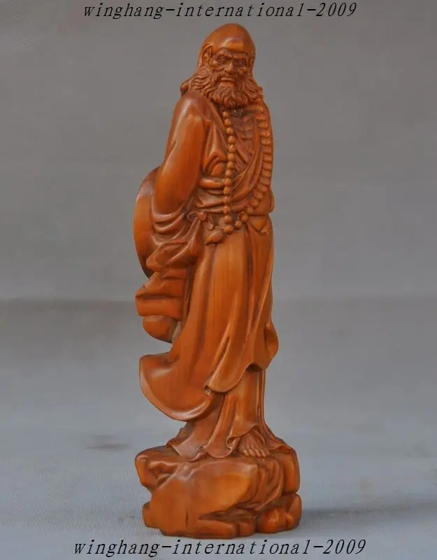 Old chinese boxwood wood hand-carved Arhat Damo Bodhidharma Dharma Buddha statue
Old chinese boxwood wood hand-carved Arhat Damo Bodhidharma Dharma Buddha statue