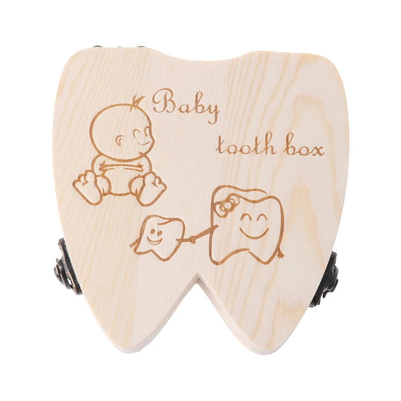 OOTDTY 1PC Baby Teeth Box Cute Cartoon Wooden Milk Teeth Organizer Storage Boys Girls Save Souvenir Case Newborn Baby Care
OOTDTY 1PC Baby Teeth Box Cute Cartoon Wooden Milk Teeth Organizer Storage Boys Girls Save Souvenir Case Newborn Baby Care