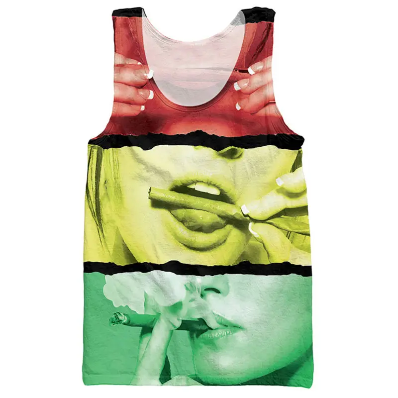 Summer Funny Vest 2017 Sexy Rasta Girls Rolling A Blunt Striped Retro 3d Print Sleeveless Men Tank Top Bodybuilding Gilet Shirt
Summer Funny Vest 2017 Sexy Rasta Girls Rolling A Blunt Striped Retro 3d Print Sleeveless Men Tank Top Bodybuilding Gilet Shirt