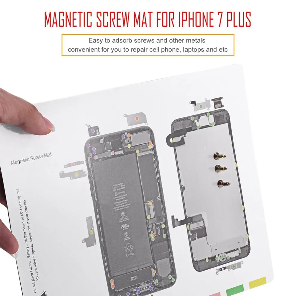 5pcs Newest 1Pcs 250x200mm Durable Phone Repair Tool Magnetic Screw Mat For Iphone 7 Plus Hot Sale
5pcs Newest 1Pcs 250x200mm Durable Phone Repair Tool Magnetic Screw Mat For Iphone 7 Plus Hot Sale