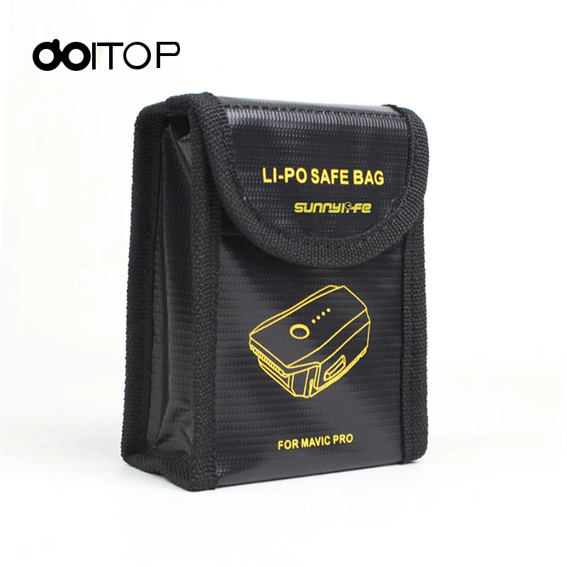 DOITOP Battery Charging Protector Pouch Bag For DJI Mavic PRO LI-PO Explosion-proof Case Safe Bag Fireproof Fiber Storage Box
DOITOP Battery Charging Protector Pouch Bag For DJI Mavic PRO LI-PO Explosion-proof Case Safe Bag Fireproof Fiber Storage Box
