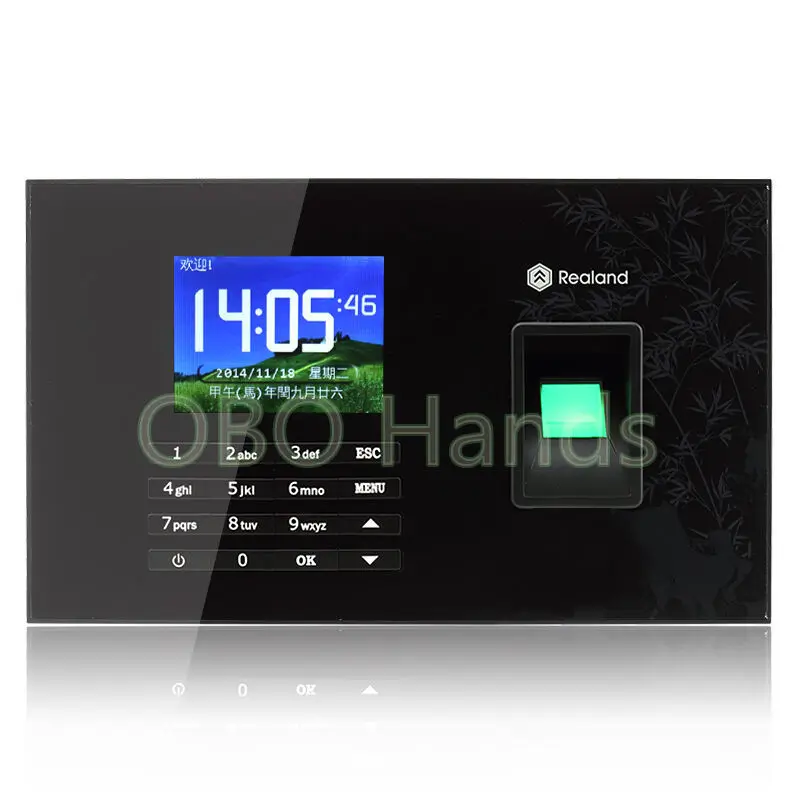 Realand TCP/IP USB RFID card Biometrics Fingerprint time clock recorder And Touch Screen Employee time attendance system
Realand TCP/IP USB RFID card Biometrics Fingerprint time clock recorder And Touch Screen Employee time attendance system