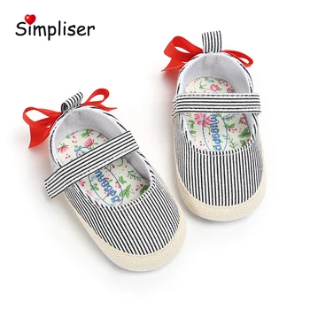 Striped Baby Girls First Walkers Pink Black Bow Knot Crib Shoes 0-18M Princess Girls Dress Shoes Anti-slip Soft Toddler Shoes
Striped Baby Girls First Walkers Pink Black Bow Knot Crib Shoes 0-18M Princess Girls Dress Shoes Anti-slip Soft Toddler Shoes