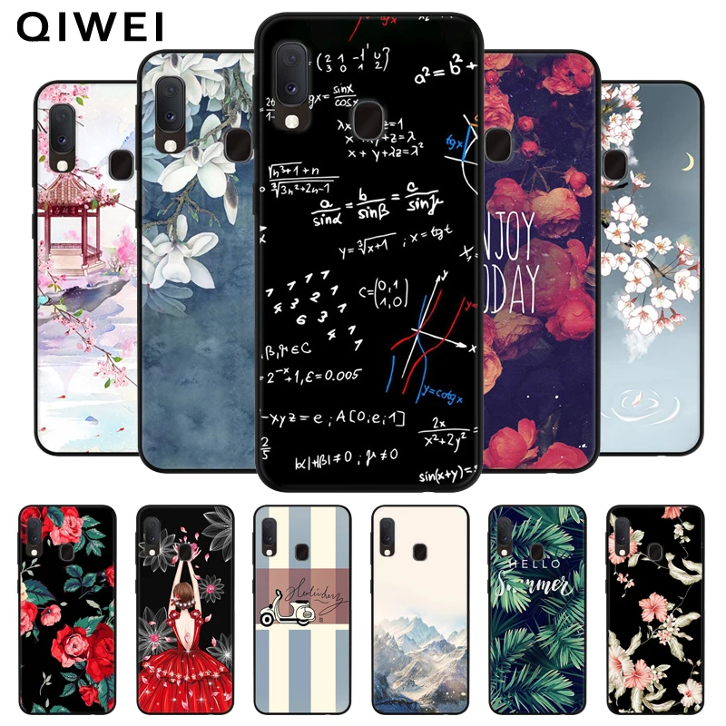 For Samsung A20e Case 5.8'' Flower Print Black Bumper Soft silicone Back Cover For Samsung Galaxy A20e A 20e A20 E Phone Cases
For Samsung A20e Case 5.8'' Flower Print Black Bumper Soft silicone Back Cover For Samsung Galaxy A20e A 20e A20 E Phone Cases
