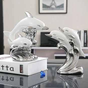soft decoration living room TV cabinet decoration cabinet entrance animal ornaments handicraft ceramic Dolphin
soft decoration living room TV cabinet decoration cabinet entrance animal ornaments handicraft ceramic Dolphin