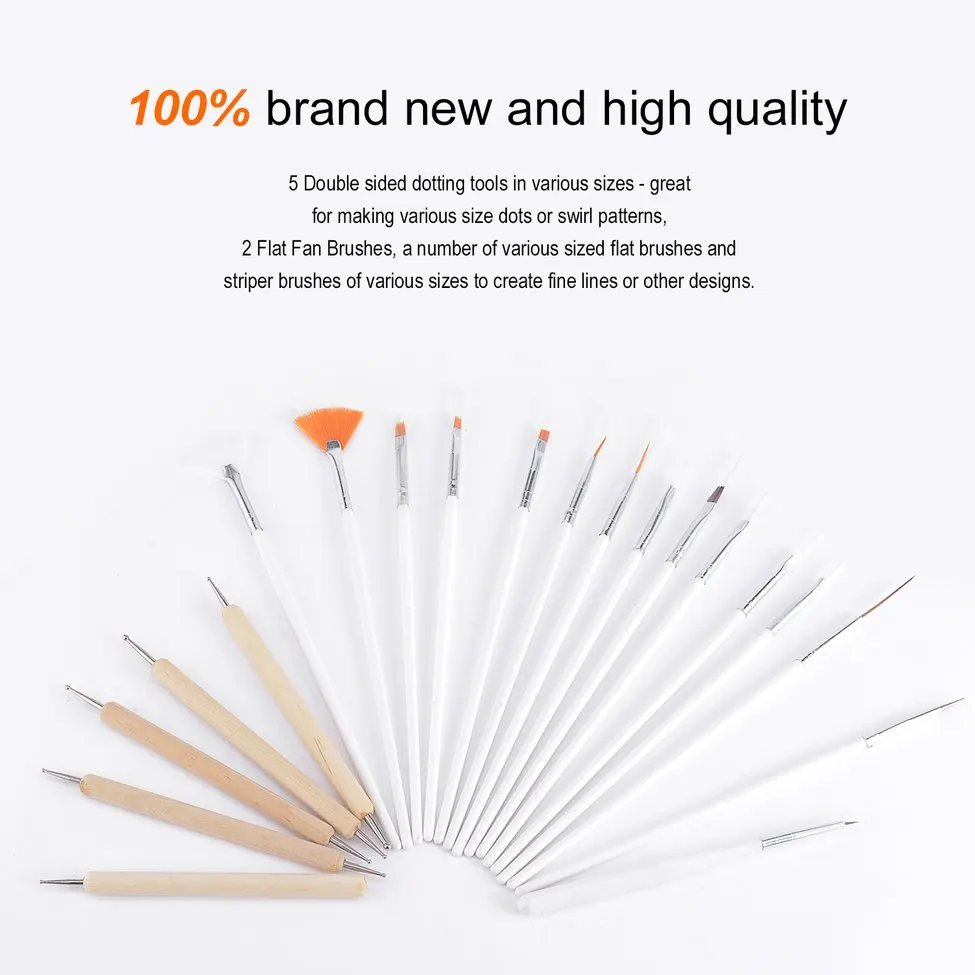 10Pcs UV Gel Brush Liner Painting Pen Acrylic Drawing Brush for Nails Gradient Rhinestone Handle Manicure Nail Art Tool
10Pcs UV Gel Brush Liner Painting Pen Acrylic Drawing Brush for Nails Gradient Rhinestone Handle Manicure Nail Art Tool