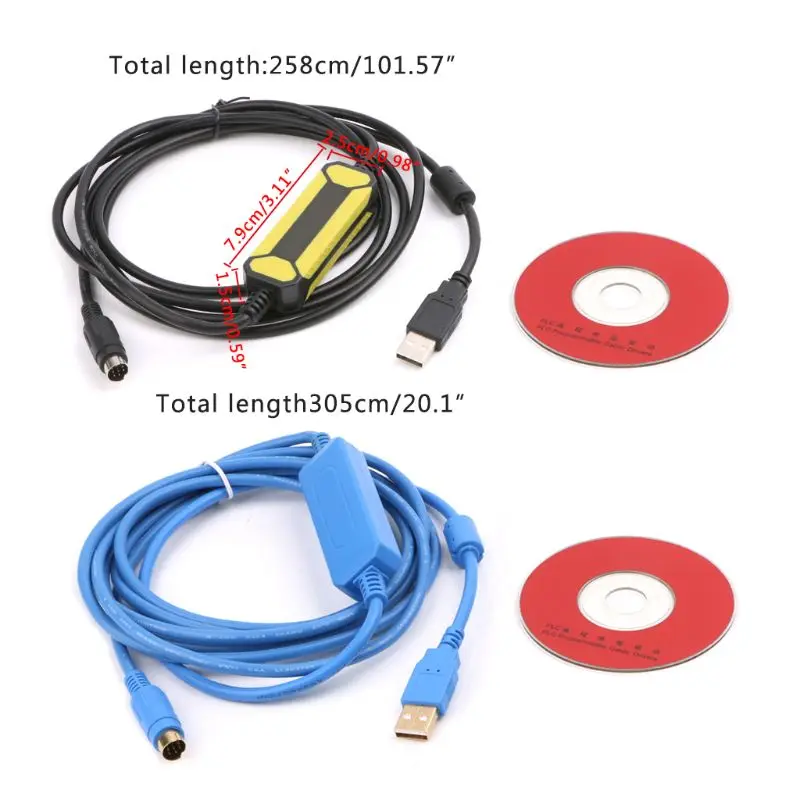 OOTDTY 1PCS USB-SC09-FX Programming Cable For Mitsubishi FX Series PLC Communication Cables
OOTDTY 1PCS USB-SC09-FX Programming Cable For Mitsubishi FX Series PLC Communication Cables