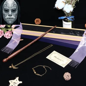 DOOLNNG Newest Metal Core ha Magic wand/ DEATH EATERS Magics Fantastic Beasts / Elegant Ribbon Gift Box Packing
DOOLNNG Newest Metal Core ha Magic wand/ DEATH EATERS Magics Fantastic Beasts / Elegant Ribbon Gift Box Packing